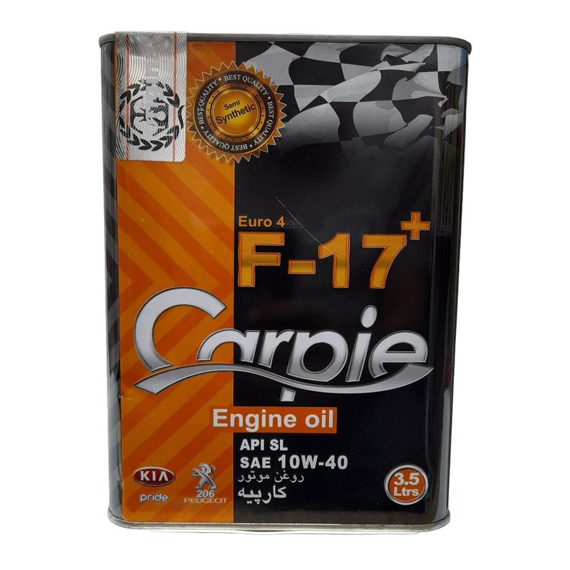 روغن موتور کارپیه مدل f 17 پلاس حجم  3.5 لیتر